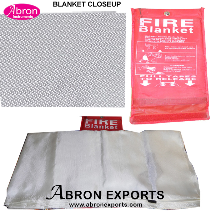 Safety Fire Blanket 40ix40 Inch 100x100cm With Stand 1100C for Supression Blanket lab Home Office Use 10pc Abron GA-007B 